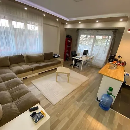 Charming Flat With Garden Working Space Eyup2 アパート *